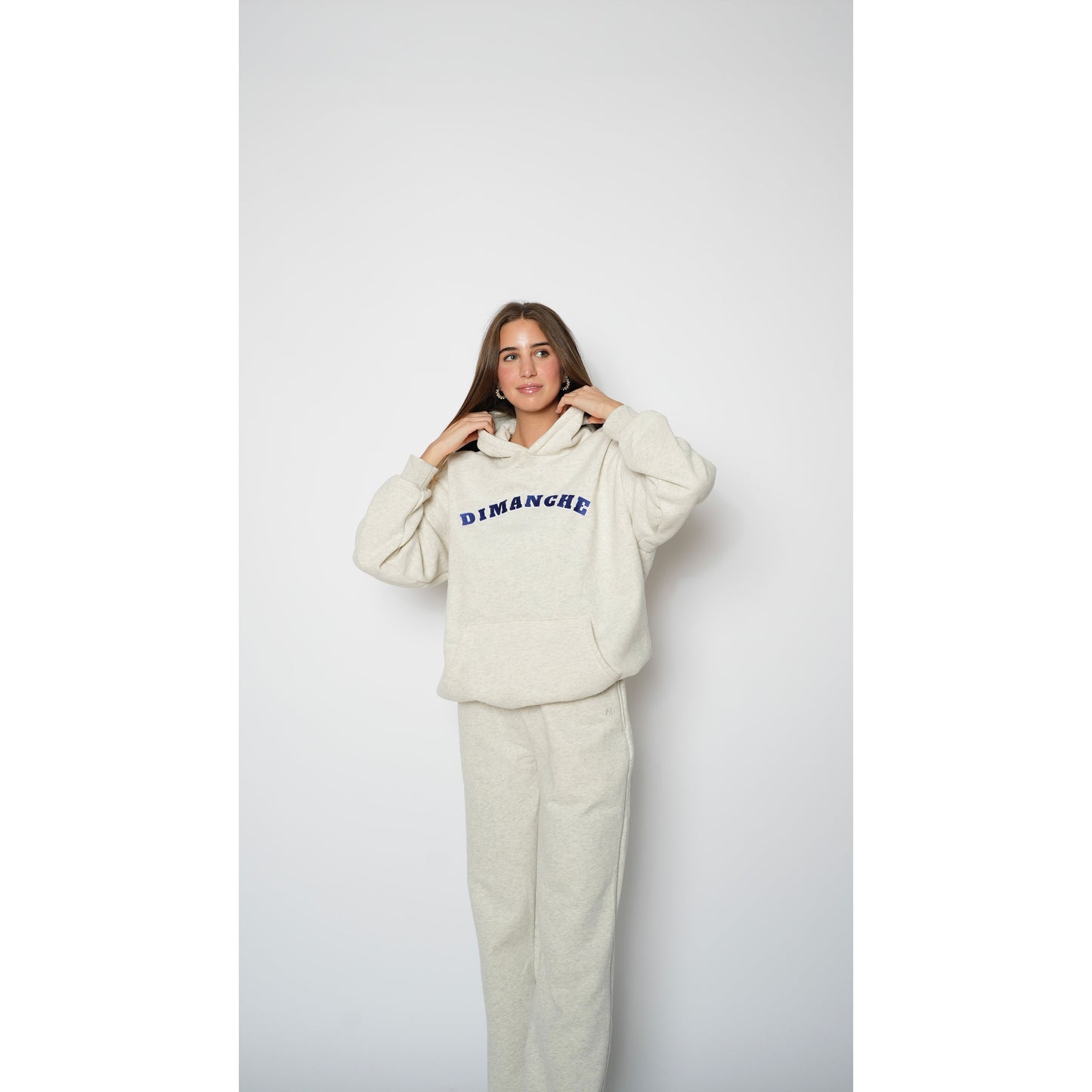 Varsity Hoodie - Heather Grey