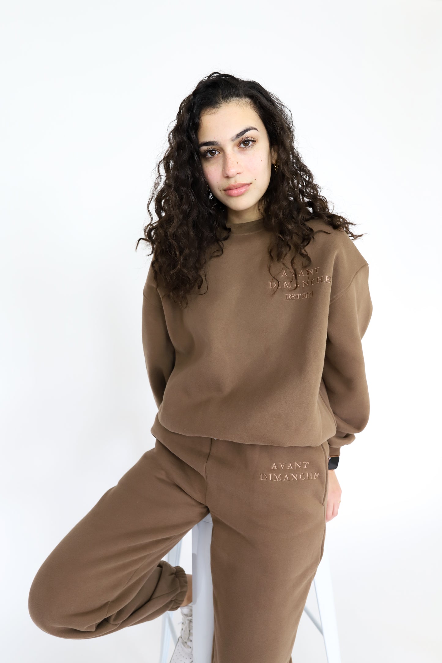 The Essential Sweatpants - Chocolate Brown