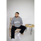Knitted Hoodie - Gray