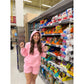 Pretty Girls Live in Sweats Shorts - Bubblegum Pink